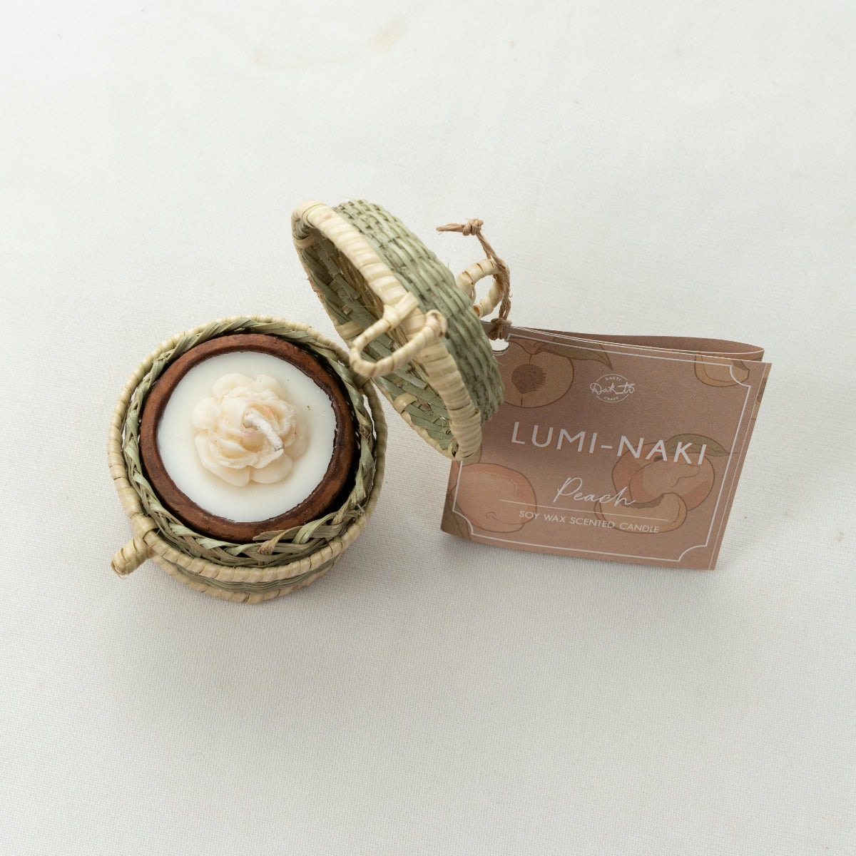 LUMI-NAKI CUP SCENTED CANDLE (Peach)