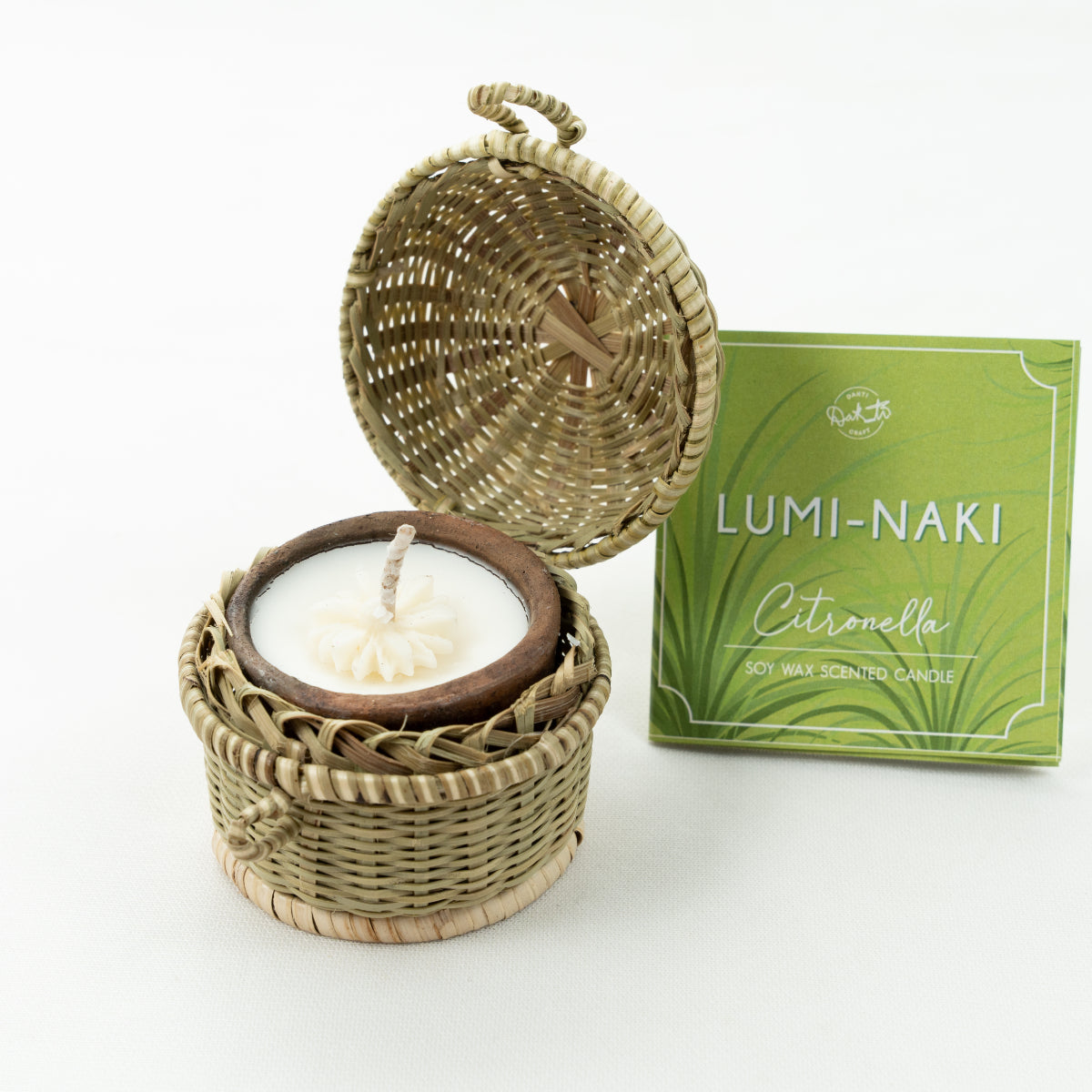 LUMI-NAKI CUP SCENTED CANDLE (Citronella) | Handcrafted in LUMI-NAKI CUP SCENTED CANDLE (Citronella) | Handcrafted in