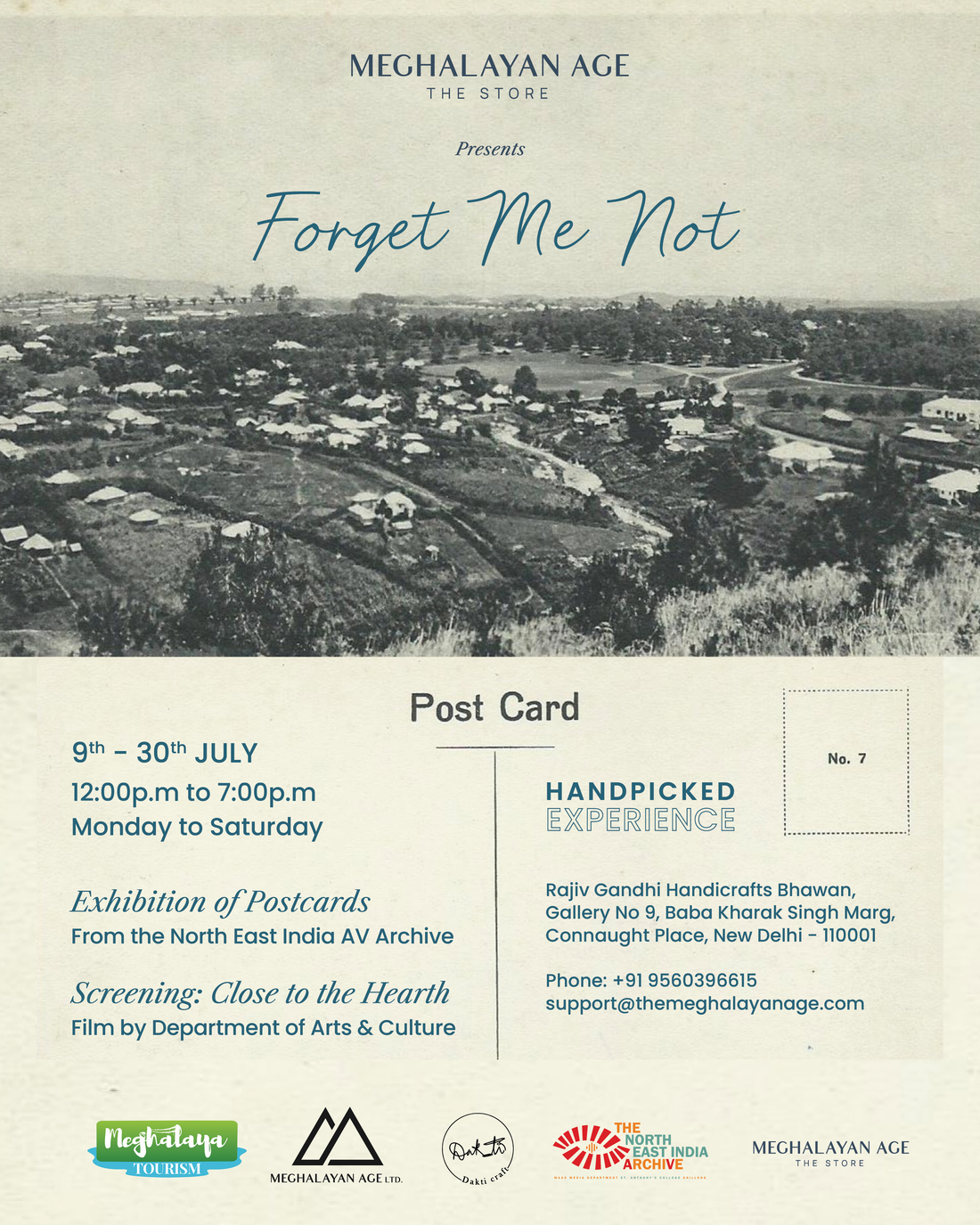 Forget Me Not An archive collection of postcards from Meghalaya