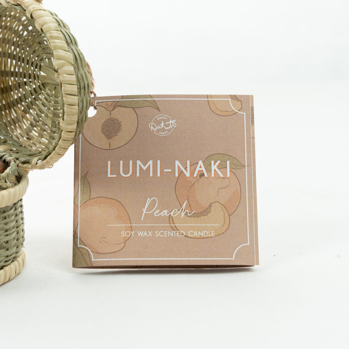 LUMI-NAKI CUP SCENTED CANDLE (Peach)