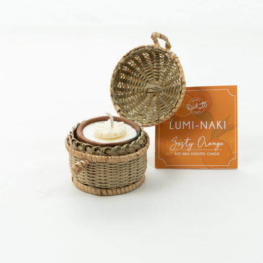 LUMI-NAKI CUP SCENTED CANDLE (Orange)