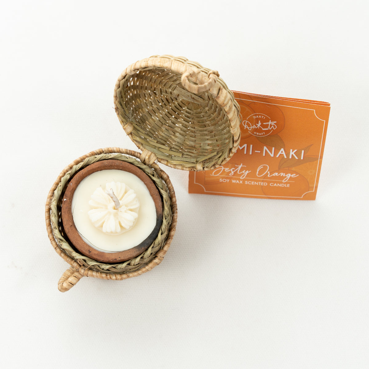 LUMI-NAKI CUP SCENTED CANDLE (Orange)