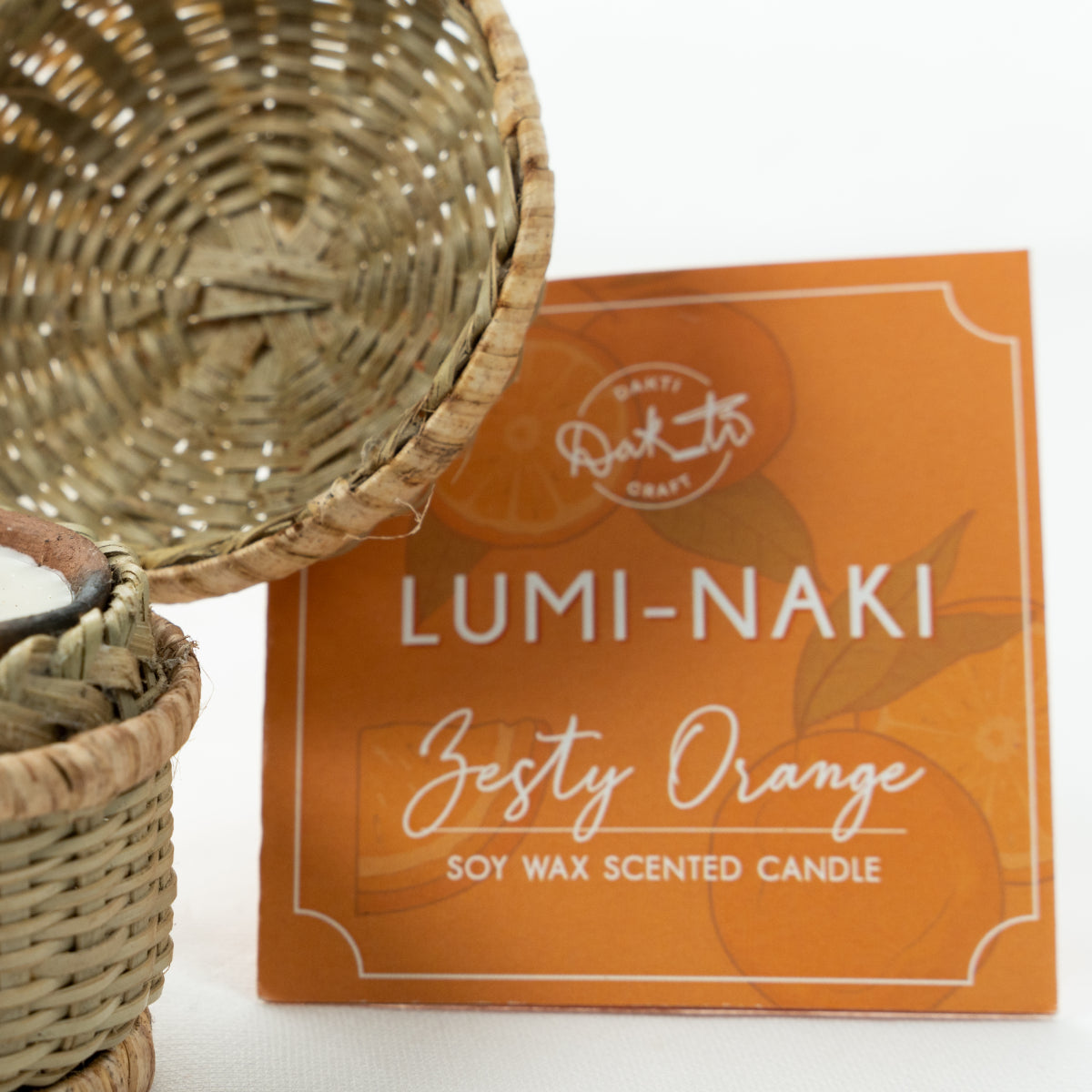 LUMI-NAKI CUP SCENTED CANDLE (Orange)