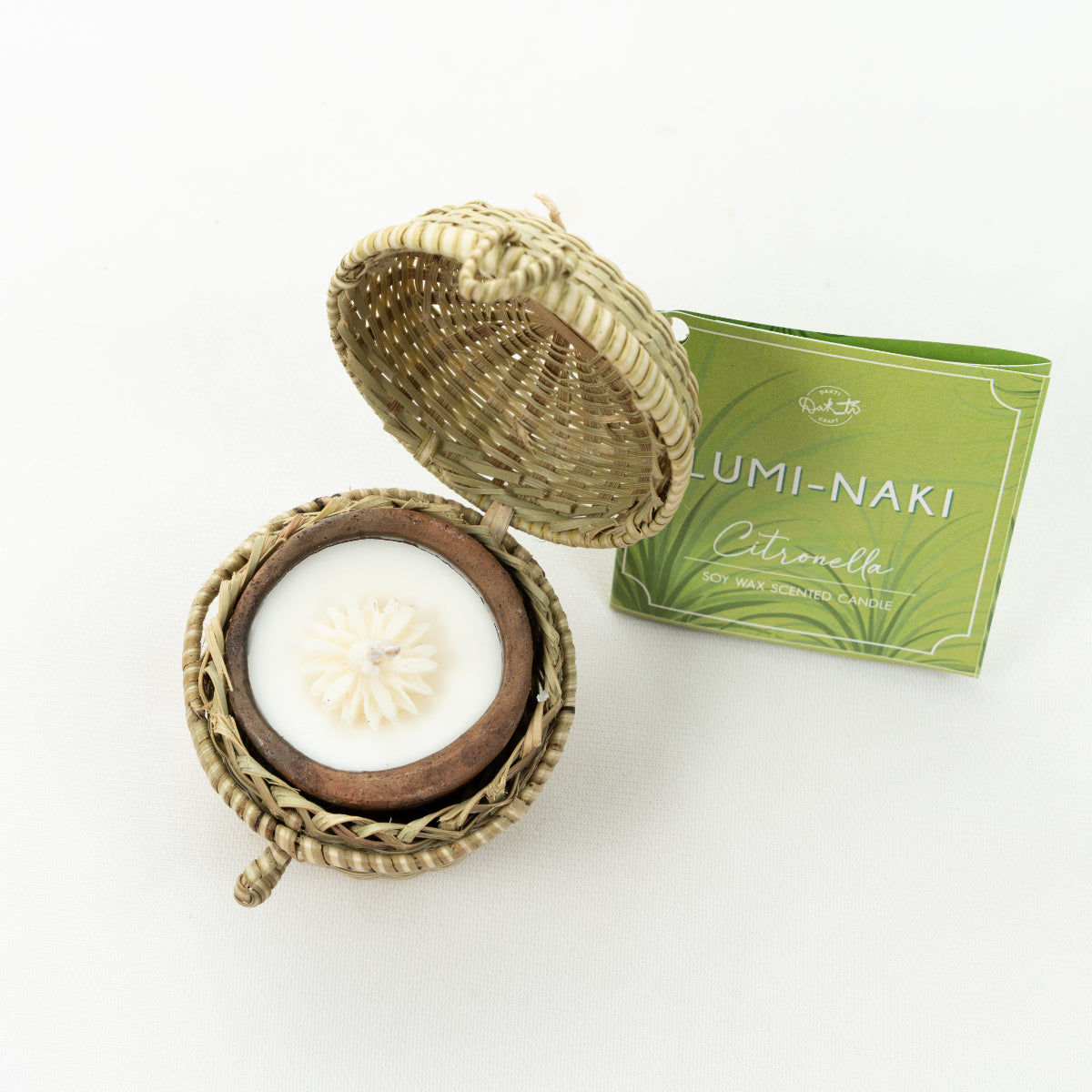 LUMI-NAKI CUP SCENTED CANDLE (Citronella)