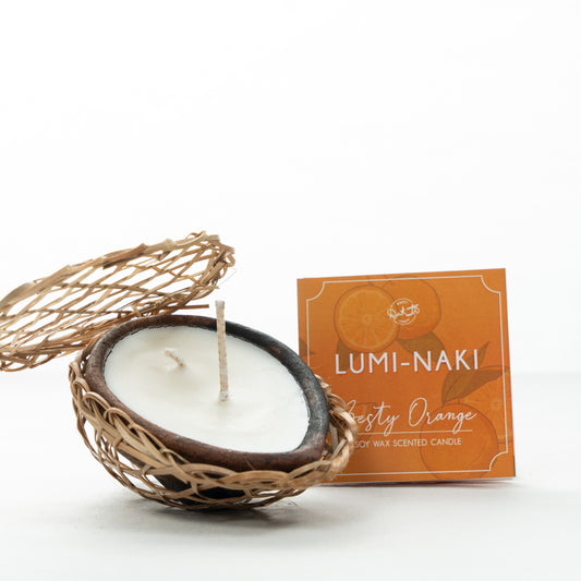 LUMI-NAKI KNUP Scented Candle (Orange)